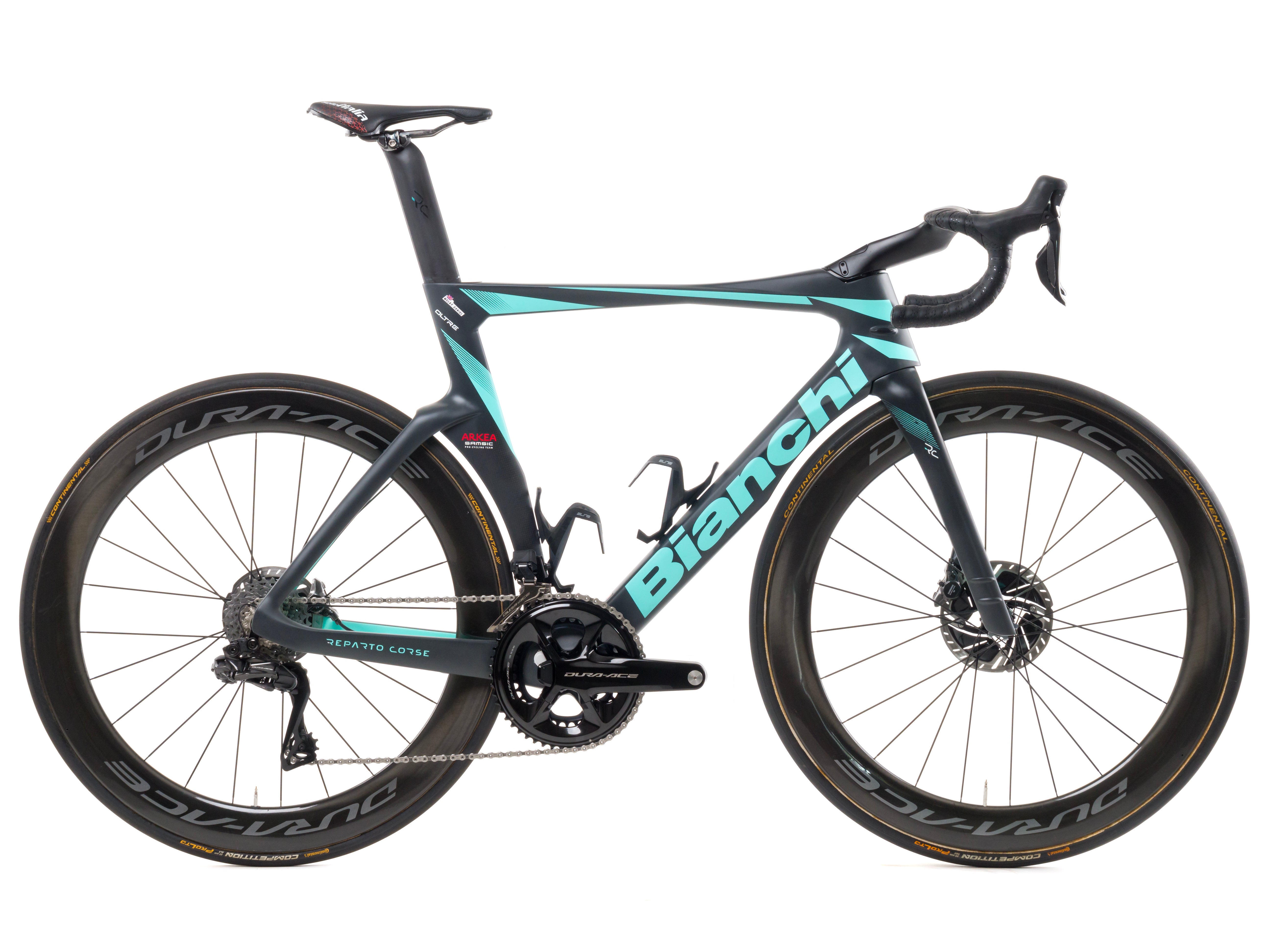 Bianchi Oltre RC 2023 Team Arkea Samsic Pro Cycling Team D. Mclay size 57 Shimano Dura - Ace R9270 Di2 Disc 2x12sp - 1 - Bikeroom