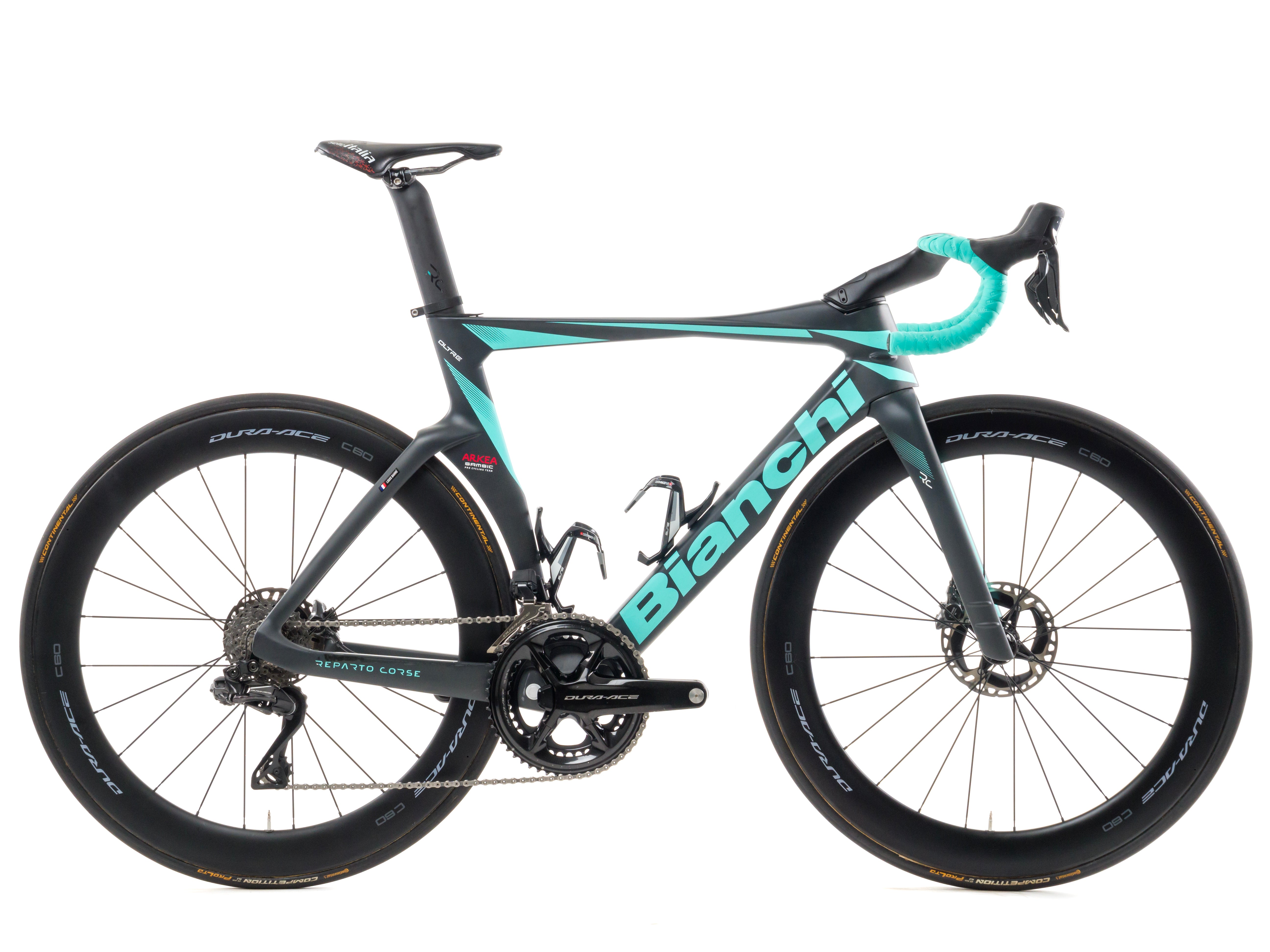 Bianchi Oltre RC 2023 Team Arkea Samsic Pro Cycling Team L. Barrè size 55 Shimano Dura - Ace R9270 Di2 Disc 2x12sp - 1 - Bikeroom