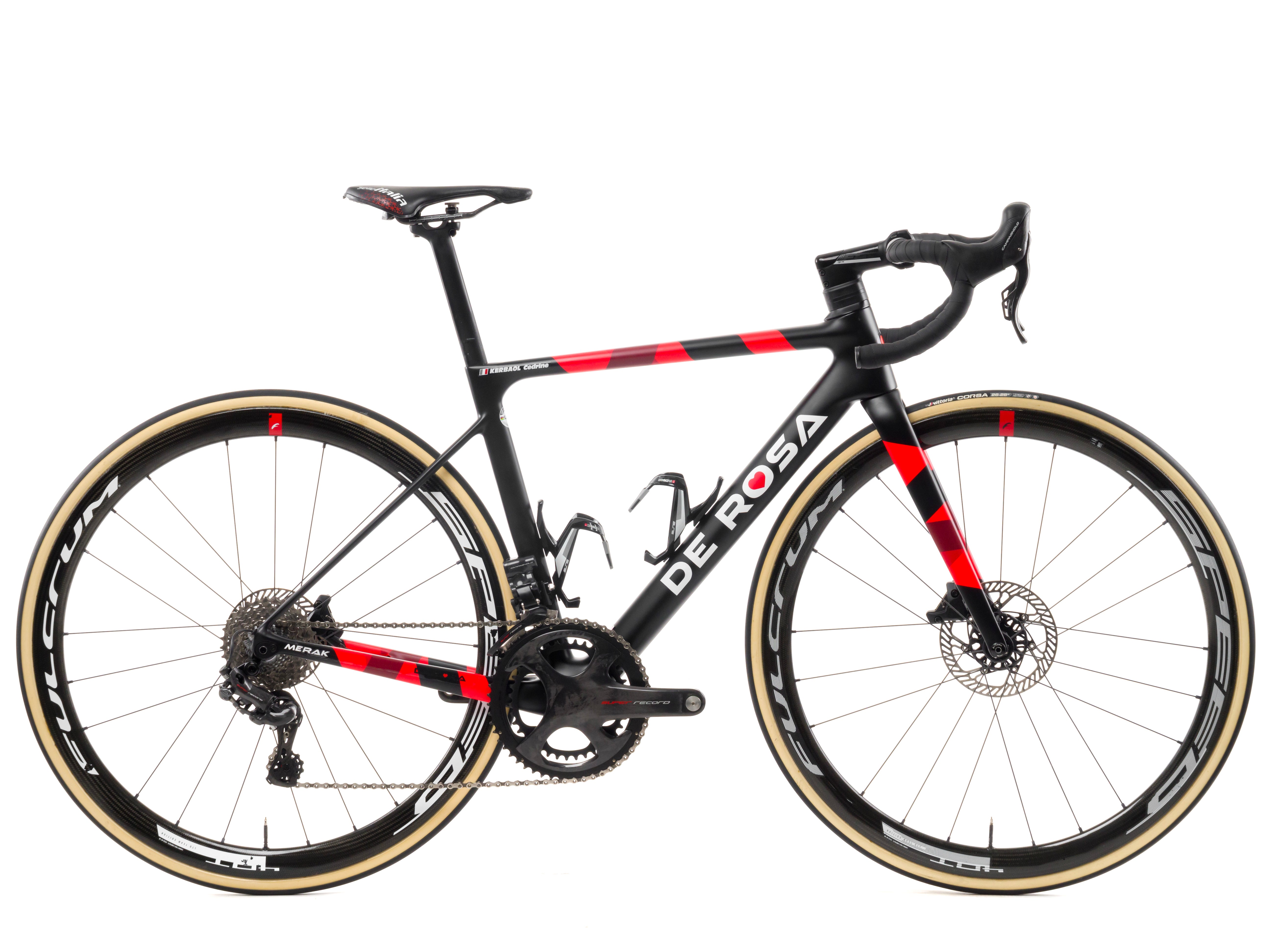 De Rosa Merak 2022 Team Cofidis C. Kerbaol size 46 Campagnolo Super Record EPS 2x12sp - 1 - Bikeroom